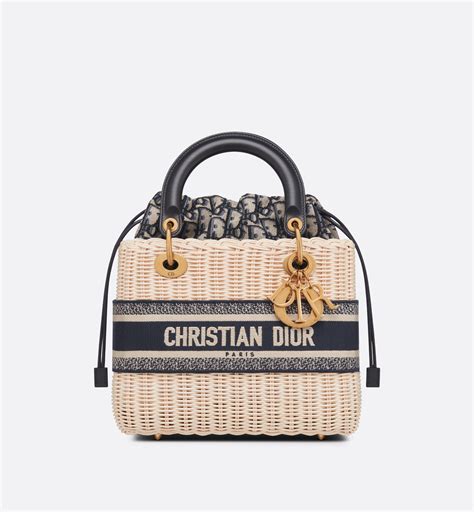 christian dior wicker bag.